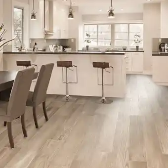 Costco Golden Select Harbour (Grey) Waterproof Engineered Hardwood Plank Flooring with Foam Underlay - 1.44 m² Per Pack offer