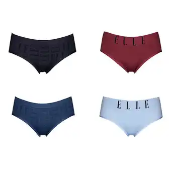 Costco Elle Women's Seamless 4 Pack Bikini Brief in 4 Sizes offer