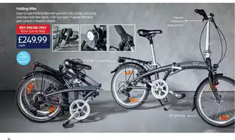 Aldi Folding Bike offer