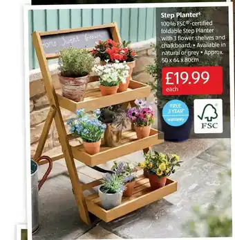 Aldi Step Planter offer