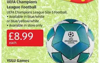 Aldi UEFA Champions League Football offer