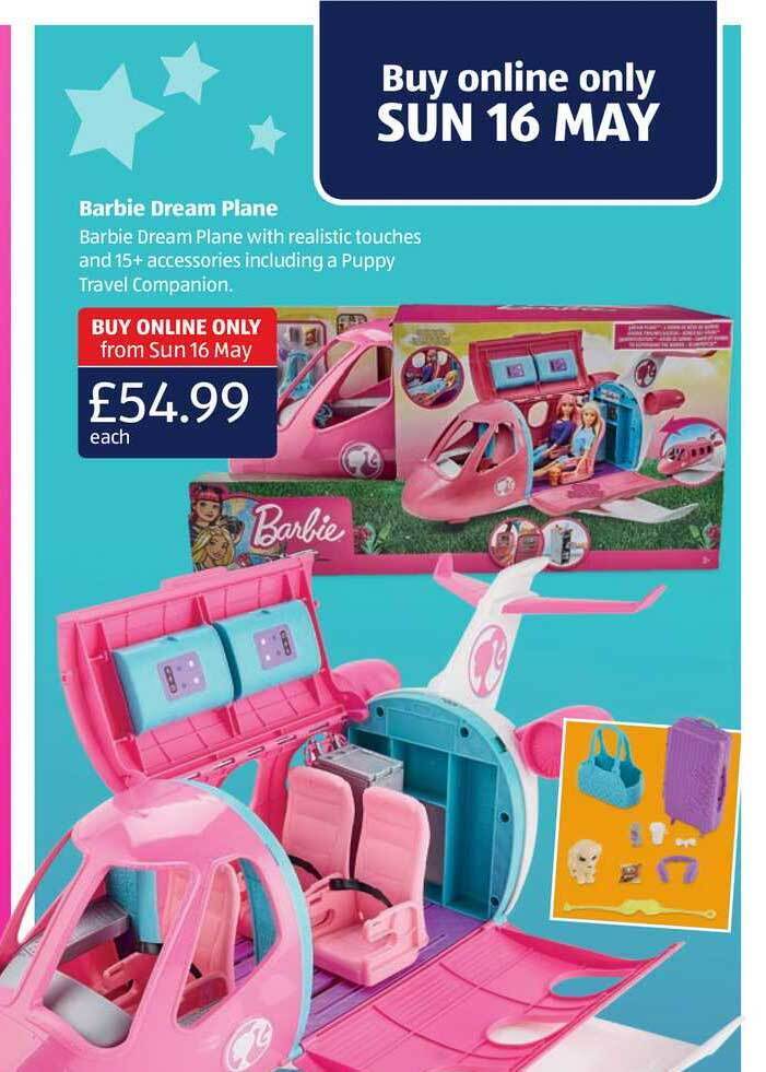 Barbie plane asda hot sale