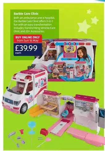 Aldi Barbie Care Clinic offer