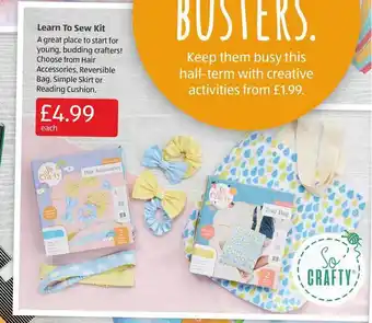 Aldi Learn To Sew Kit offer