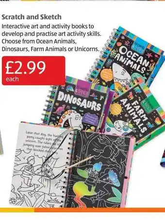 Aldi Scratch And Sketch offer
