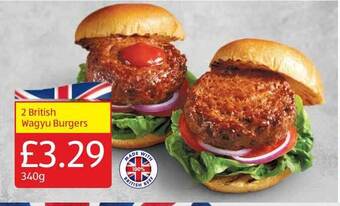 Aldi 2 British Wagyu Burgers offer