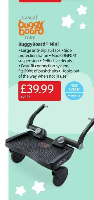 Aldi BuggyBoard Mini offer