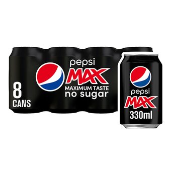 Tesco Pepsi Max 8X330ml offer