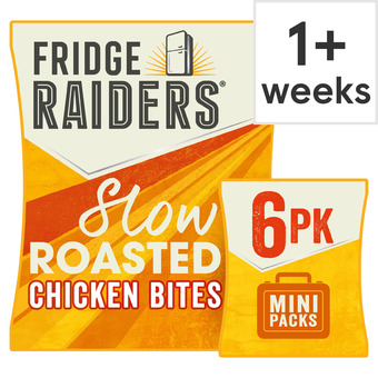 Tesco Fridge Raiders Slow Roasted Chicken Bites 6X22.5G offer