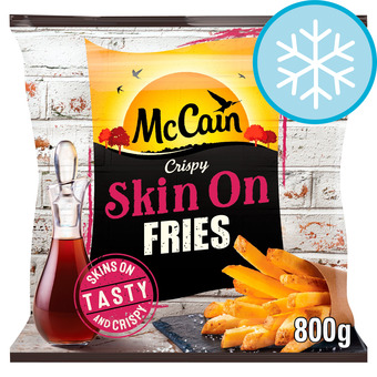 Tesco Mccain Skin On Fries 800G offer