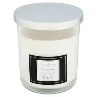Tesco Fox & Ivy Scented Candle Pomegranate offer