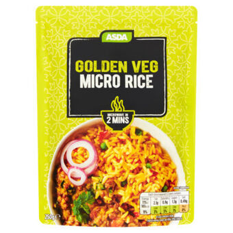 Asda ASDA Golden Veg Micro Rice offer