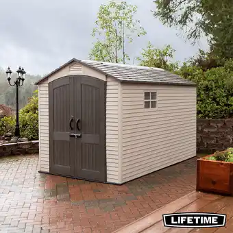 Costco Lifetime 7ft x 12ft (2.1 x 3.6m) Outdoor Storage Shed - Model 60282 offer