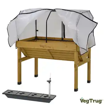 Costco VegTrug Planter 1.2m + Greenhouse Frame & Cover + Self-Watering Kit offer