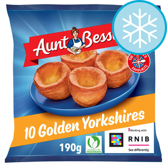 Tesco Aunt Bessie's 10 Glorious Golden Yorkshires 190G offer