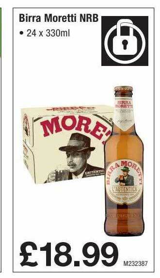 Makro Birra Moretti Nrb offer