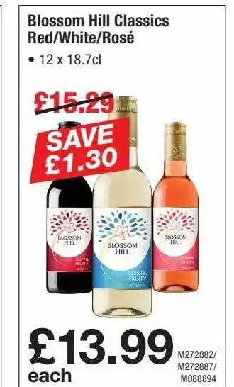 Makro Blossom Hill Classics offer