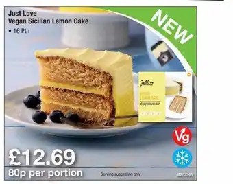 Makro Vegan Sicilian Lemon Cake offer