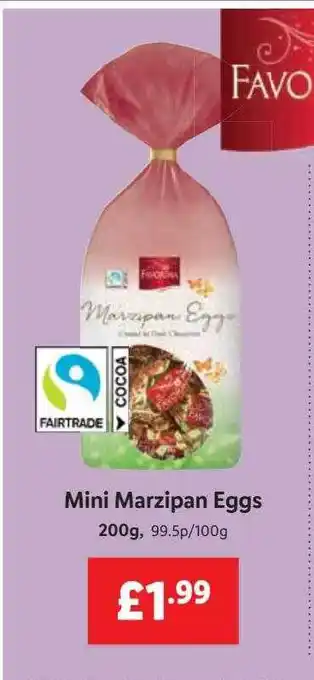 Lidl Mini Marzipan Eggs offer