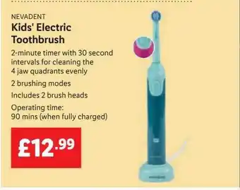 Lidl Kids Electric Toothbrush offer