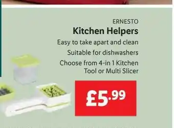 Lidl Kitchen Helpers offer
