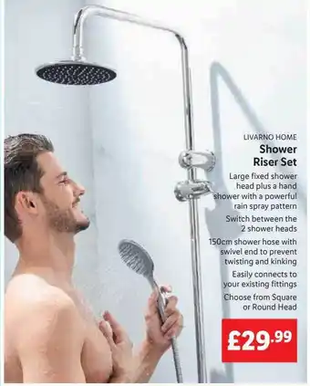 Lidl Shower Riser Set offer