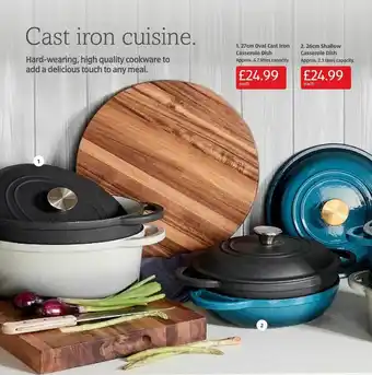Aldi Oval Cast Iron Casserole Dish, Shallow Casserole Dish offer