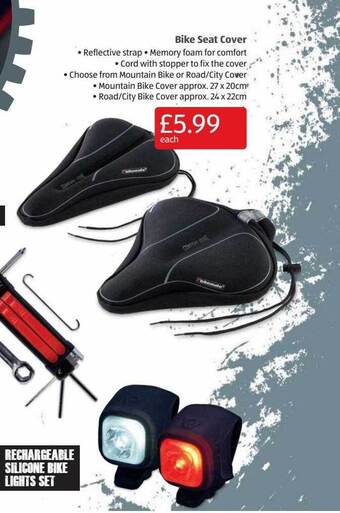 Aldi Bike Seat Cover offer