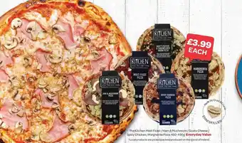 Spar The Kitchen Meat Feast - Ham & Mushroom - Goats Cheese - Spicy Chicken - Margherita Pizza 450-490g offer