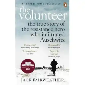 Asda Paperback The Volunteer by Jack Fairweather offer