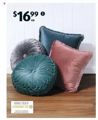 Aldi Cushion Assortment offer