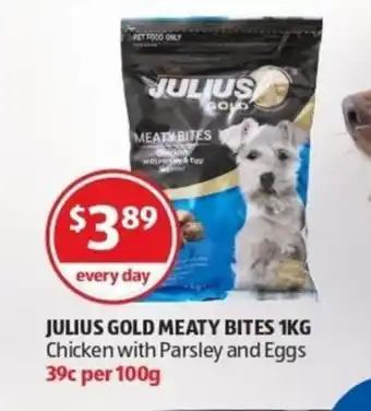 Aldi Julius gold Meaty Bites 1kg offer