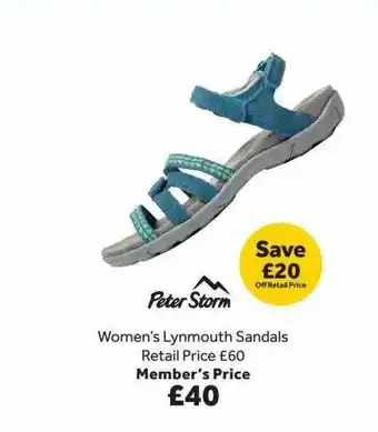 GO Outdoors Womens Lynmouth Sandals offer