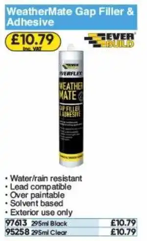 Toolstation Weathermate Gap Filler& Adhesive offer