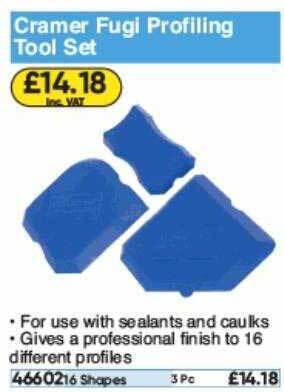 Toolstation Cramer Fugi Profiling Tool Set offer