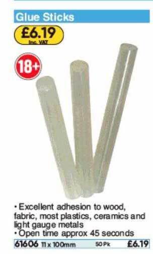 Toolstation Glue Sticks offer