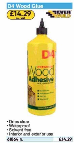 Toolstation D4 Wood Glue offer