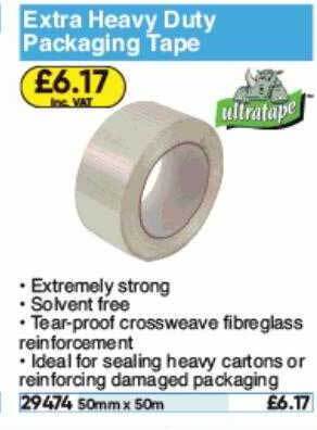 Toolstation Extra Heavy Duty Packaging Tape offer