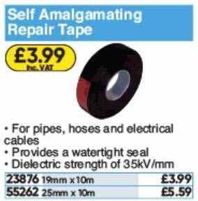 Toolstation Self Amalgamating Repair Tape offer