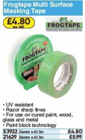 Toolstation Frogtape Multi Surface Masking Tape offer