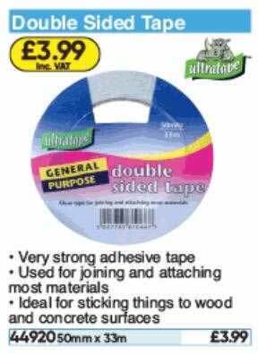 Toolstation Double Sided Tape offer