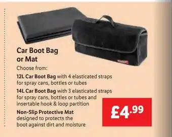 Lidl Car Boot Bag Or Mat offer
