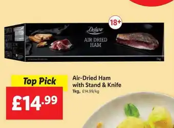 Lidl Air-dried Ham With Stand & Knife offer