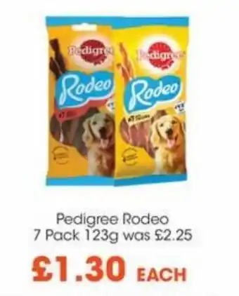 Pedigree Rodeo 7 pack 123g