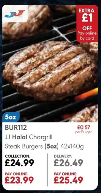 JJ Food Service JJ Halal Chargrill offer