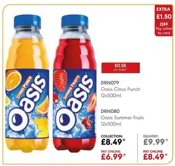 JJ Food Service DTN079 Oasis Citrus Punch offer
