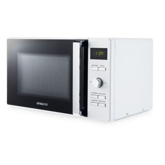 Aldi Ambiano white digital microwave offer