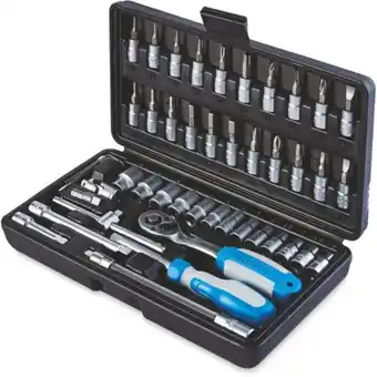 Aldi Workzone socket bit set 46 piece offer