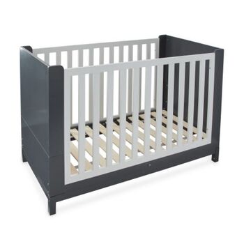 Aldi Mamia grey and white cot bed offer