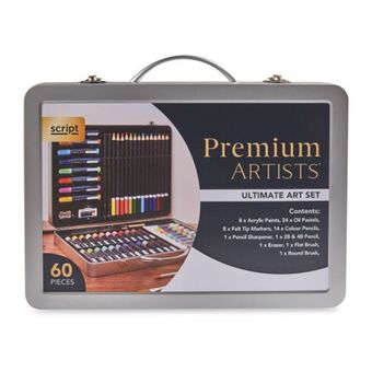 Aldi Script 60 piece art set offer